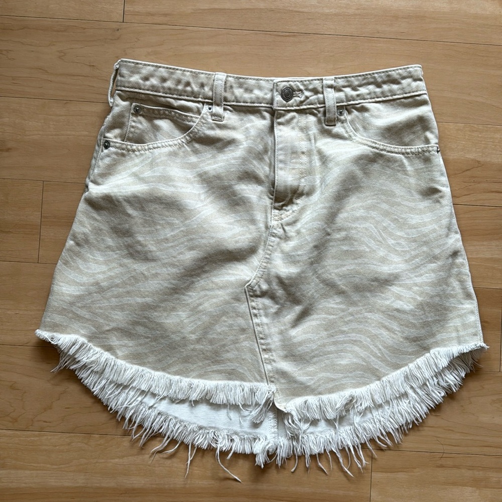 We the Free (Free People) Jean mini skirt